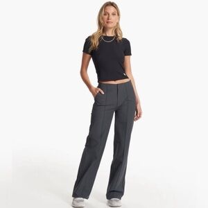 Vuori Meta Wideleg VersaLife TM Pant in Charcoal